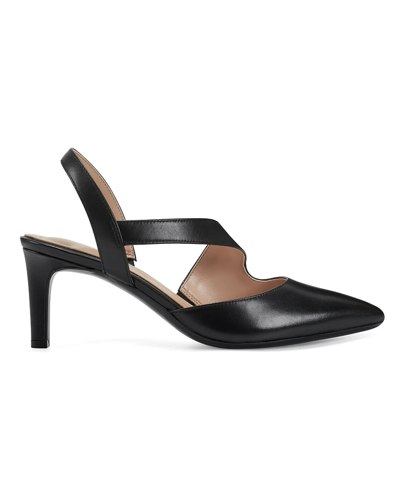 Easy Spirit Women's Eflex Recruit Pointy Toe Slingback Dress Pumps