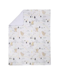 Lambs & Ivy Disney Baby Pooh and the Hundred Acre Woods White Baby Blanket