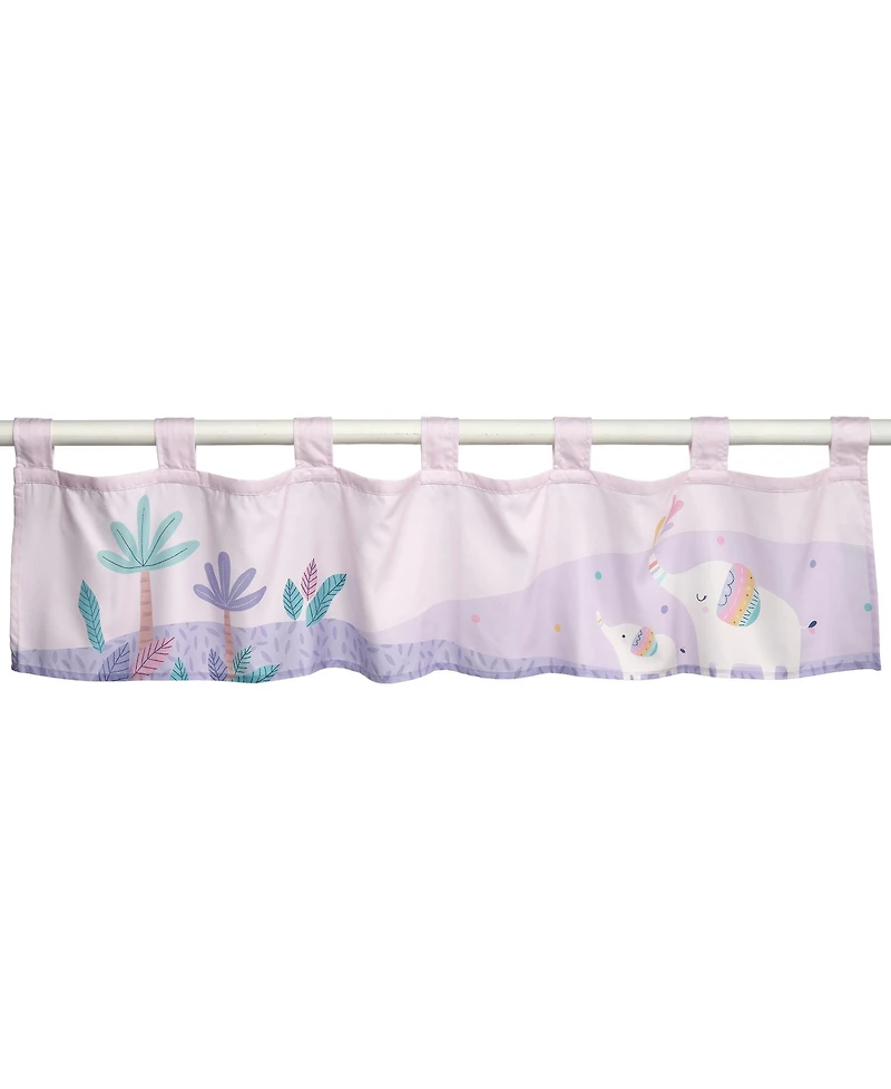 Bedtime Originals Elephant Dreams Nursery/Child Light Pink Window Valance