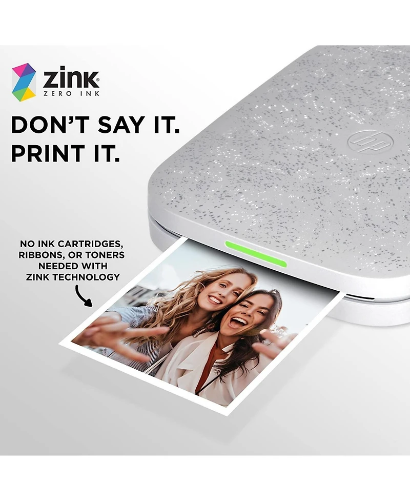 Hp Sprocket 3.5x4.25” Premium Zink Sticky Back Photo Paper - 20 Sheets