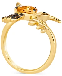 Le Vian Cinnamon Citrine (1/2 ct. t.w.), Nude Diamonds (1/6 ct. t.w.), Chocolate Diamonds (1/6 ct. t.w.) & Blackberry Diamonds (1/6 ct. t.w.) Hummingb