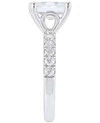 Grown With Love Igi Certified Lab Diamond Emerald-Cut Engagement Ring (3 ct. t.w.) 14k White Gold