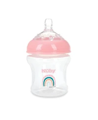 Nuby Baby Baby Bottles with Slow Flow Nipple, 3 Pack, 6oz