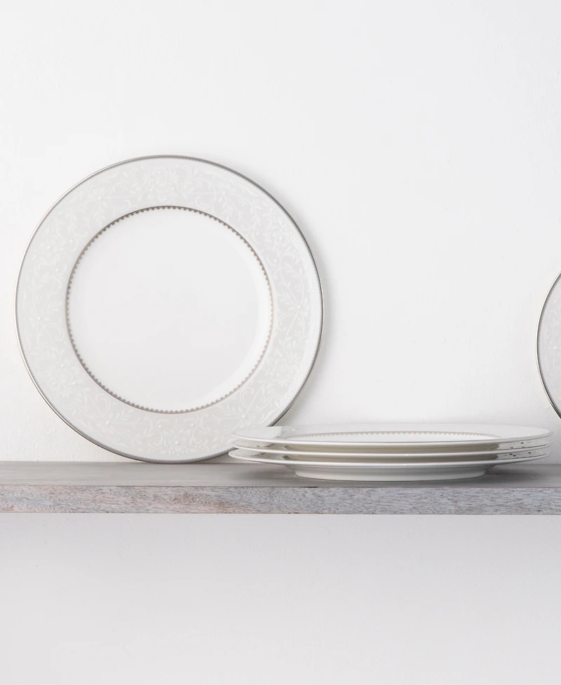 Noritake Brocato Set of 4 Dinner Plates
