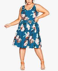 City Chic Women's Sandra Dress