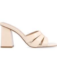 Journee Collection Women's Ellington Block Heel Dress Sandals