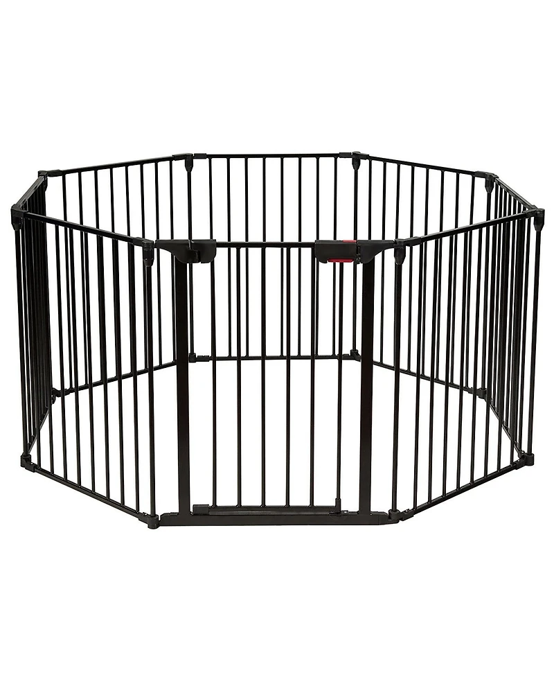Costway Baby 8 Panel Safe Metal Gate Play Yard