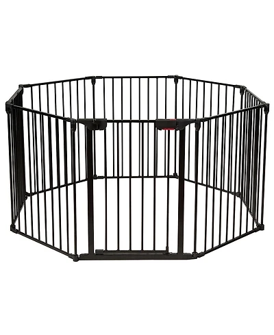 Costway Baby 8 Panel Safe Metal Gate Play Yard