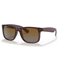 Ray-Ban Unisex Polarized Justin Gradient Sunglasses, RB4165
