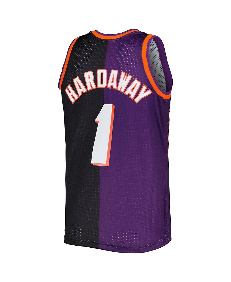 Men's Mitchell & Ness Penny Hardaway Purple, Black Phoenix Suns Hardwood Classics 1999-00 Split Swingman Jersey