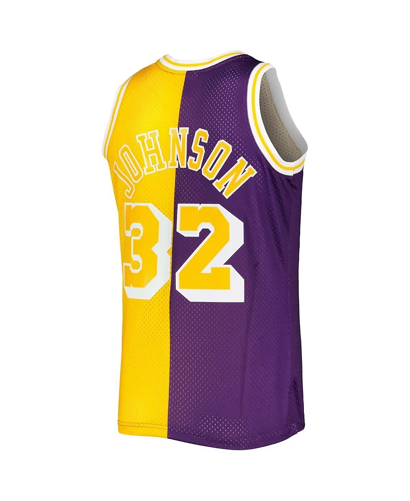 Men's Mitchell & Ness Magic Johnson Purple