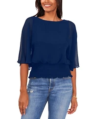Sam & Jess Women's Smocked-Waist Top