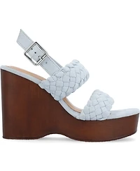 Journee Collection Women's Ayvee Platform Wedge Sandals