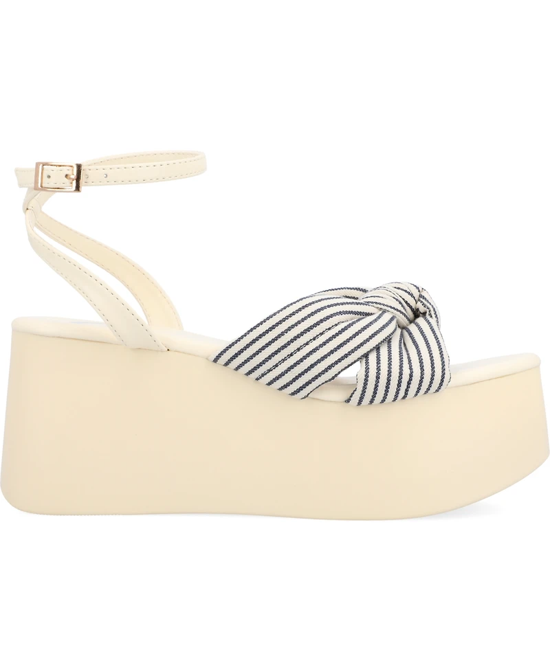 Journee Collection Women's Lailee Platform Sandals