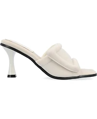 Journee Collection Women's Addriel Square Toe Dress Sandals