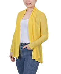 Ny Collection Women's Open Knit Cardigan