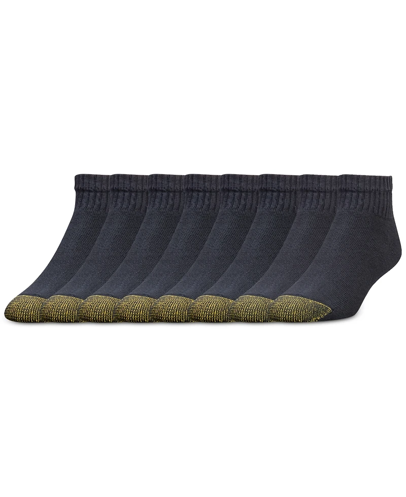 Gold Toe Men's 8-Pack Athletic Quarter Socks