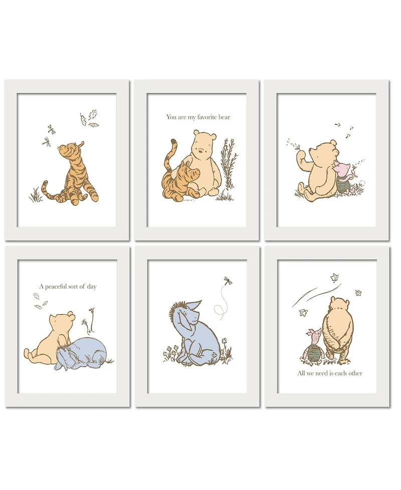 Lambs & Ivy Disney Baby Classic Pooh Unframed Nursery/Child Wall Art