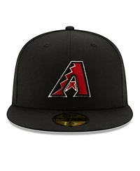 Men's New Era Black Arizona Diamondbacks 25th Anniversary 59FIFTY Fitted Hat