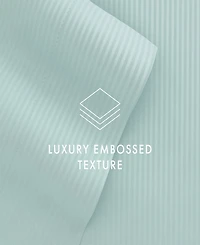 ienjoy Home Expressed Embossed Striped -Pc. Sheet Set