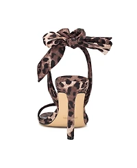 Nine West Women's Kelsie Ankle Wrap Sculpted Heel Sandals