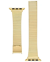 Anne Klein Women's Gold-Tone Stainless Steel Bar Band designed for Apple Watch 42mm (Series 10) & 38/40/41mm