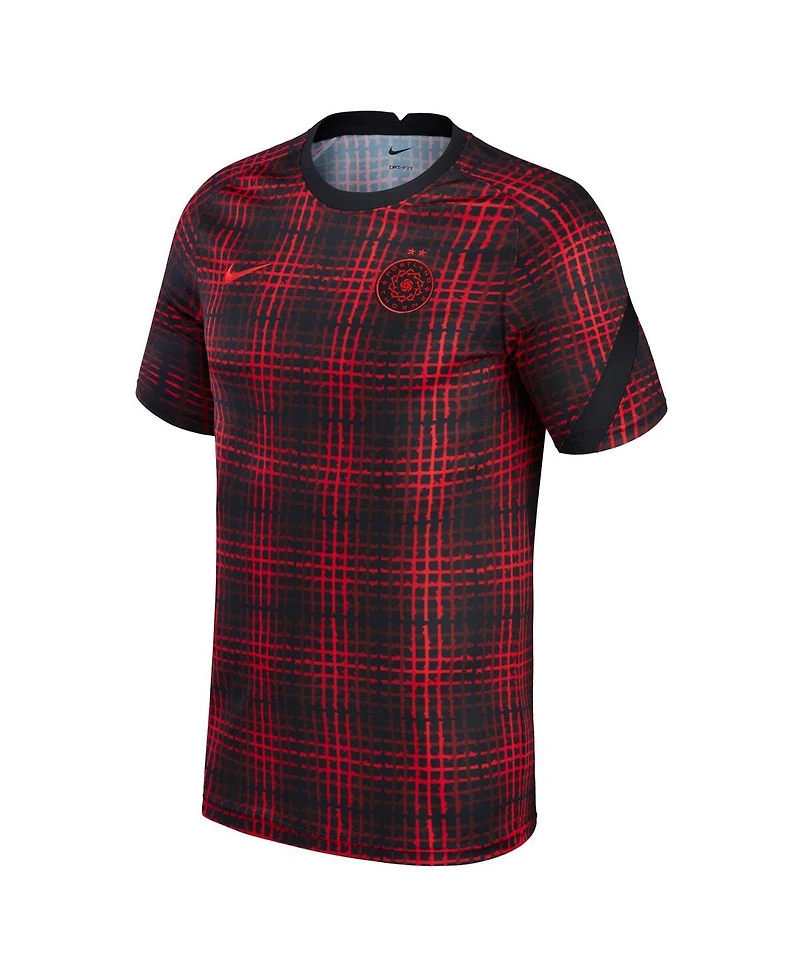 Men's Nike Black Portland Thorns Fc 2021/2022 Pre-Match Performance Top