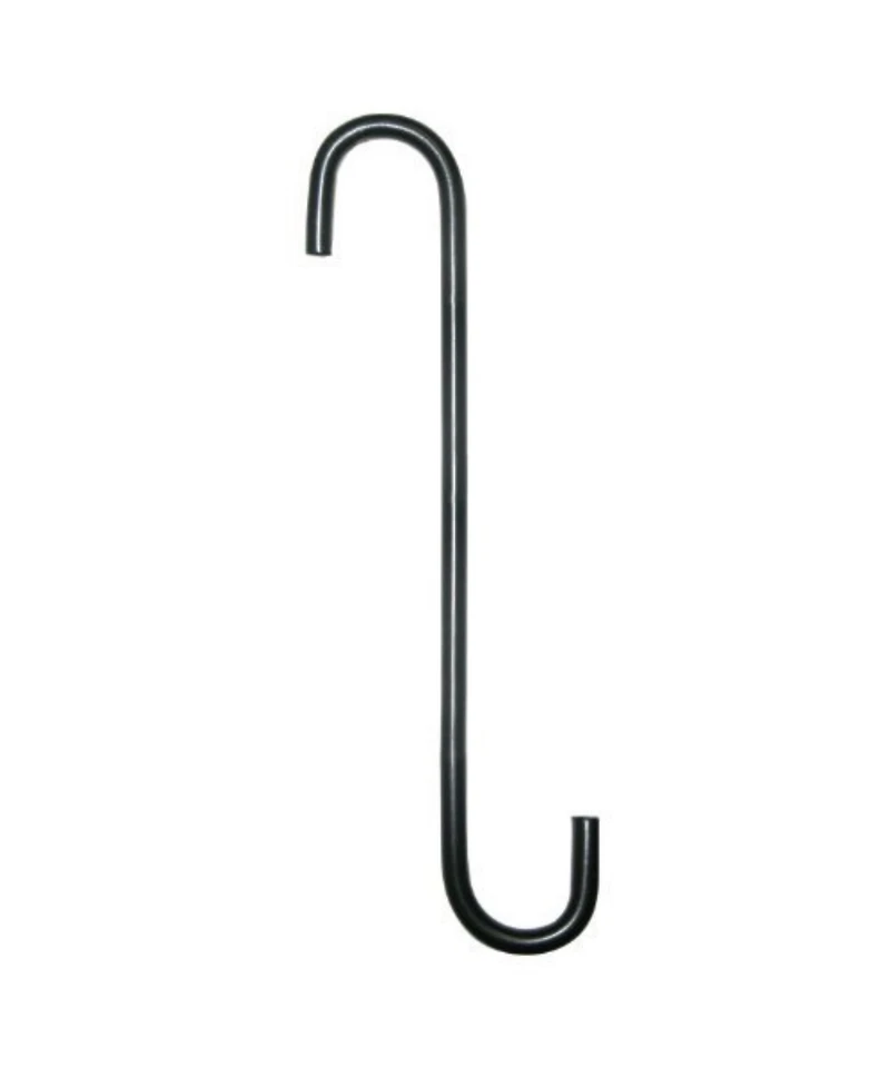 The Hookery Hookery RS8 Metal S Extension Hook, Black 8”