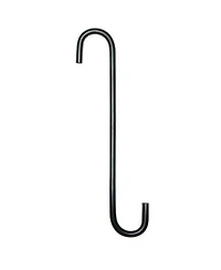 The Hookery Hookery RS8 Metal S Extension Hook, Black 8”