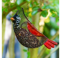 Evergreen Garden Cardinal Mesh Bird Feeder