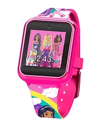 Mattel Children's Barbie Pink Silicone Smart Watch 38mm