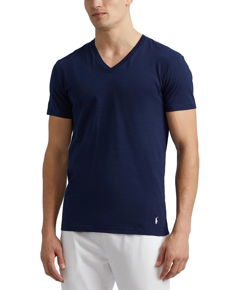 Polo Ralph Lauren Men's 3-Pack V-Neck Classic Undershirts