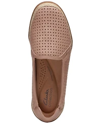 Clarks Women's Elaina Ruby Slip-On Espadrille Flats