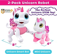 Power Your Fun Robo Pets Unicorn Toys 2pk