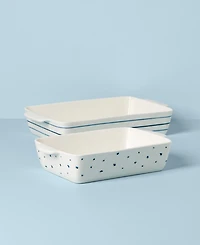 Lenox Blue Bay Rectangular Bakers 2-Piece Set