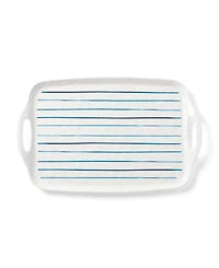 Lenox Blue Bay Melamine Handled Platter