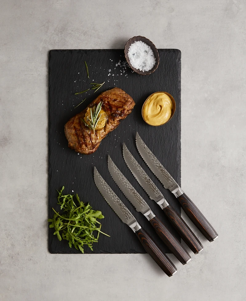 Cuisine::pro Damashiro 5" Emperor Steak Knife Set, 4 Piece