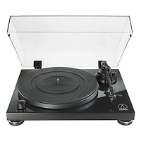 Audio-Technica At-LPW50PB Fully Manual Belt-Drive Turntable (Piano Black)