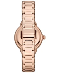 Emporio Armani Women's Rose Gold-Tone Stainless Steel Bracelet Watch 32mm