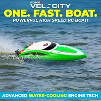 Force1 Velocity Fast Rc Boat - Green