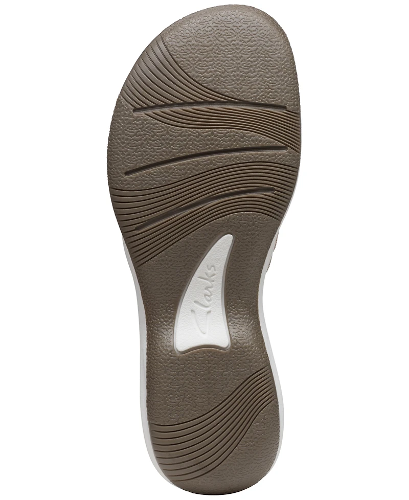 Clarks Women's Cloudsteppers Breeze Piper Comfort Slide Sandals