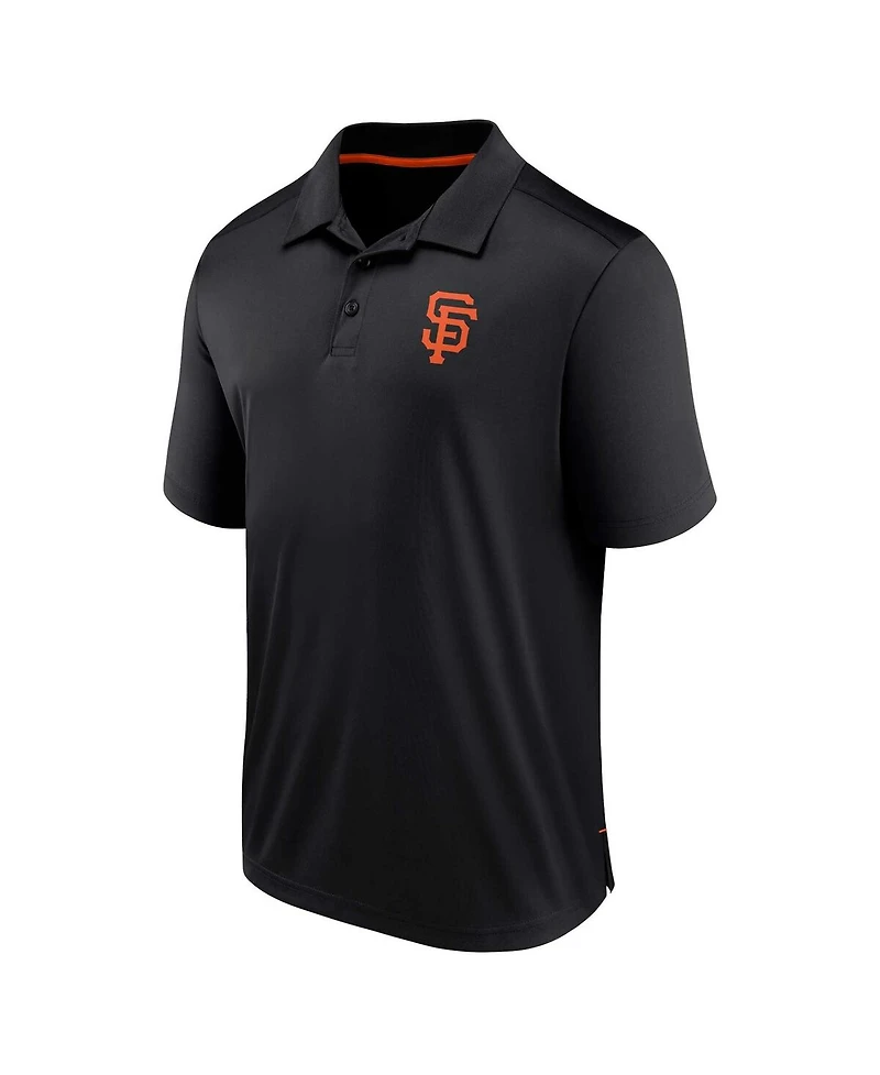 Men's Fanatics Black San Francisco Giants Hands Down Polo Shirt