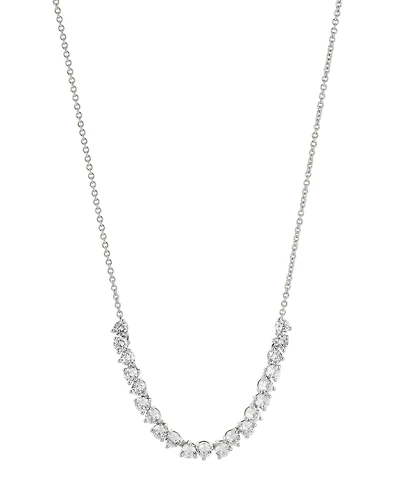 Eliot Danori Cubic Zirconia Frontal Tennis Necklace, Created for Macy's