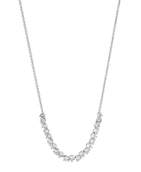 Eliot Danori Cubic Zirconia Frontal Tennis Necklace, Created for Macy's