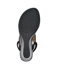White Mountain Women's All Dres Wedge Sandals