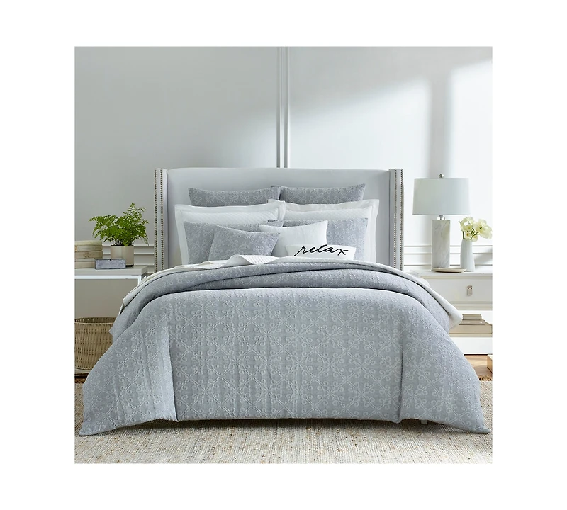 Last Act! Charter Club Woven Tile 2-Pc. Duvet Cover Set, Twin, Exclusively at Macy's