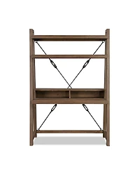 Autumn Flint Oak Home Office Ladder Desk