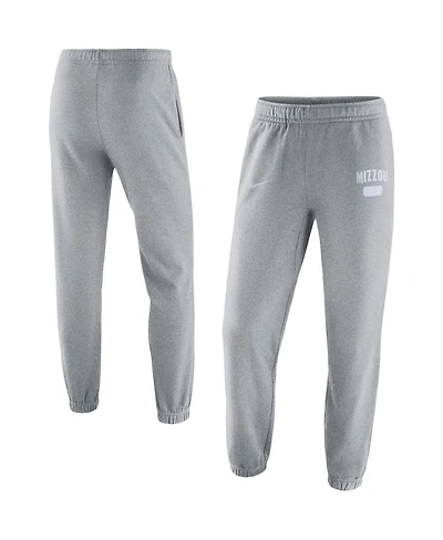 Men's Nike Heathered Gray Missouri Tigers Saturday Fleece Pants