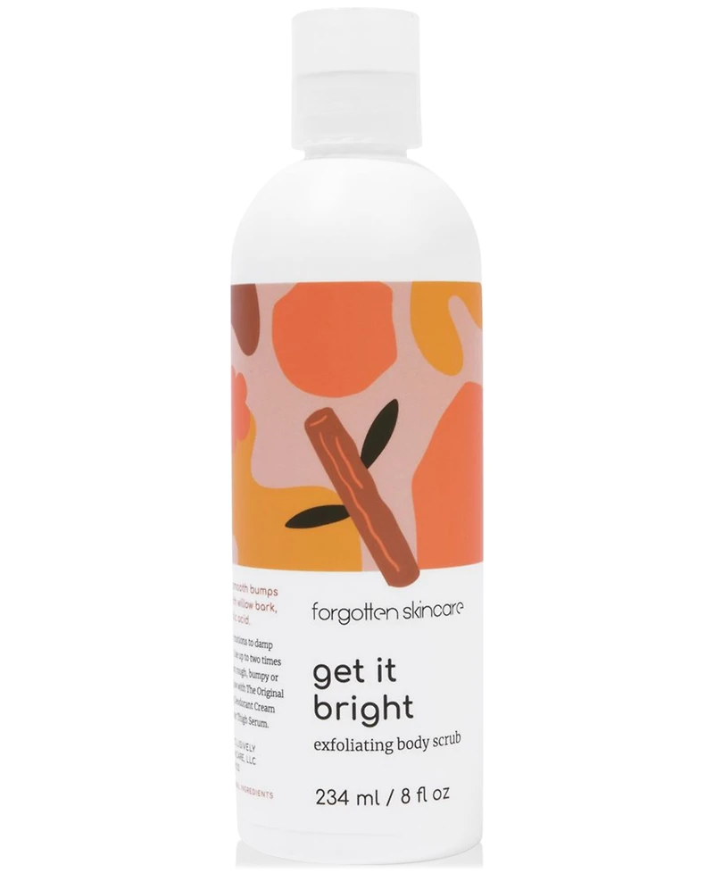 Forgotten Skincare Get It Bright Exfoliating Body Scrub