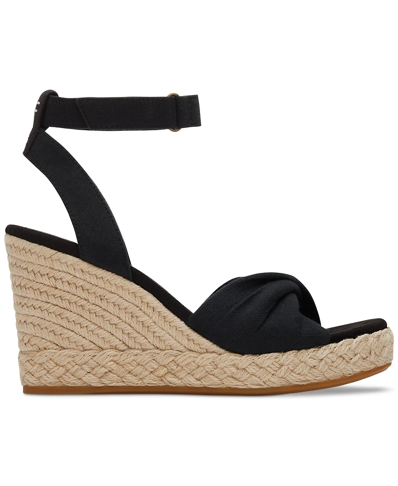 Toms Women's Marisela Twist Platform Espadrille Wedge Sandals